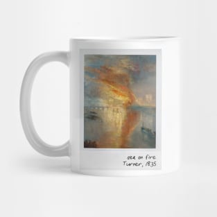 turner - sea on fire Mug